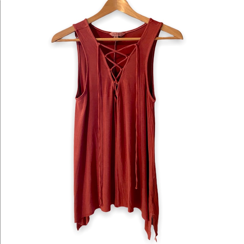 American eagle soft & sexy crisscross tee